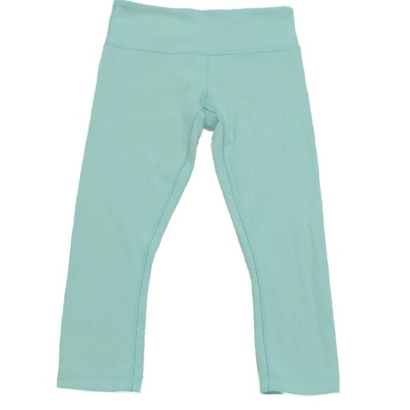 Lululemon Wunder Under Crop Reversible Mint Moment/Black - Picture 6 of 14